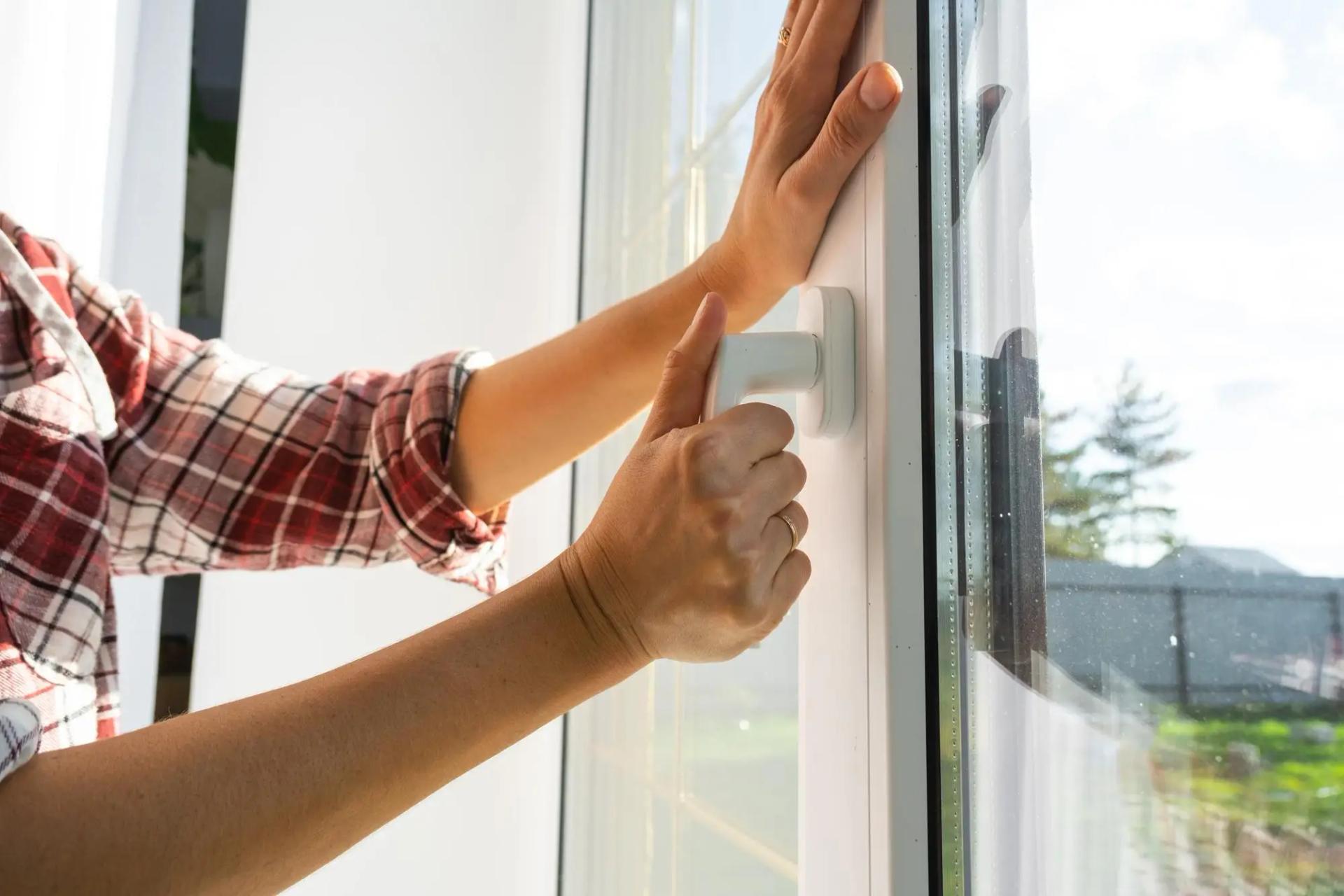 Tilt and turn window handle.